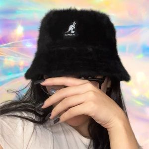 Kangol faux fur bucket hat